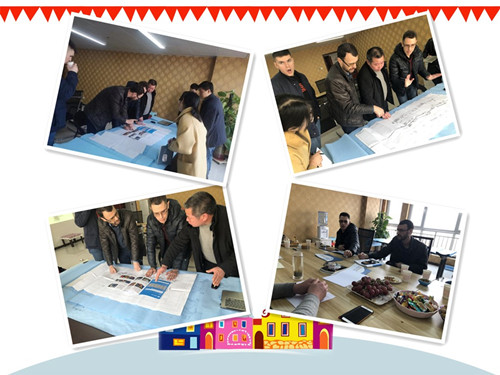 Technical disccusion for steel colour coating line with Russian customer