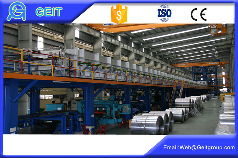 Continuous hot rolled galvanizing lines