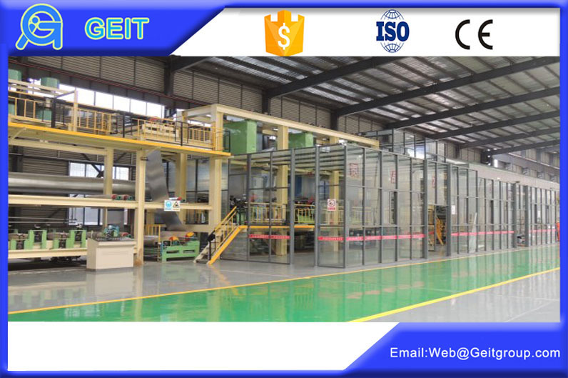 Printed pattern in color coating line