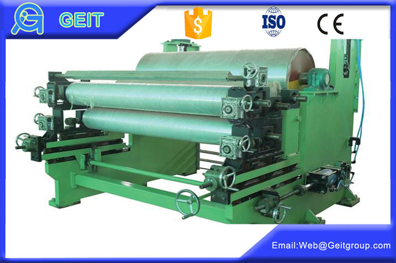 Roller coating machine in color coating line